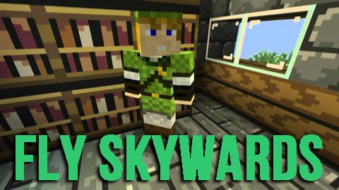 чит Fly Skywards Mod для Minecraft [1.7.4]